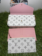 Louis Vuitton Pochette Félicie Tela Monogram - White/Pink