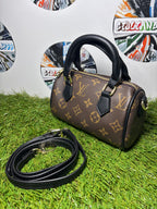 Louis Vuitton Nano Speedy Monogram - Black