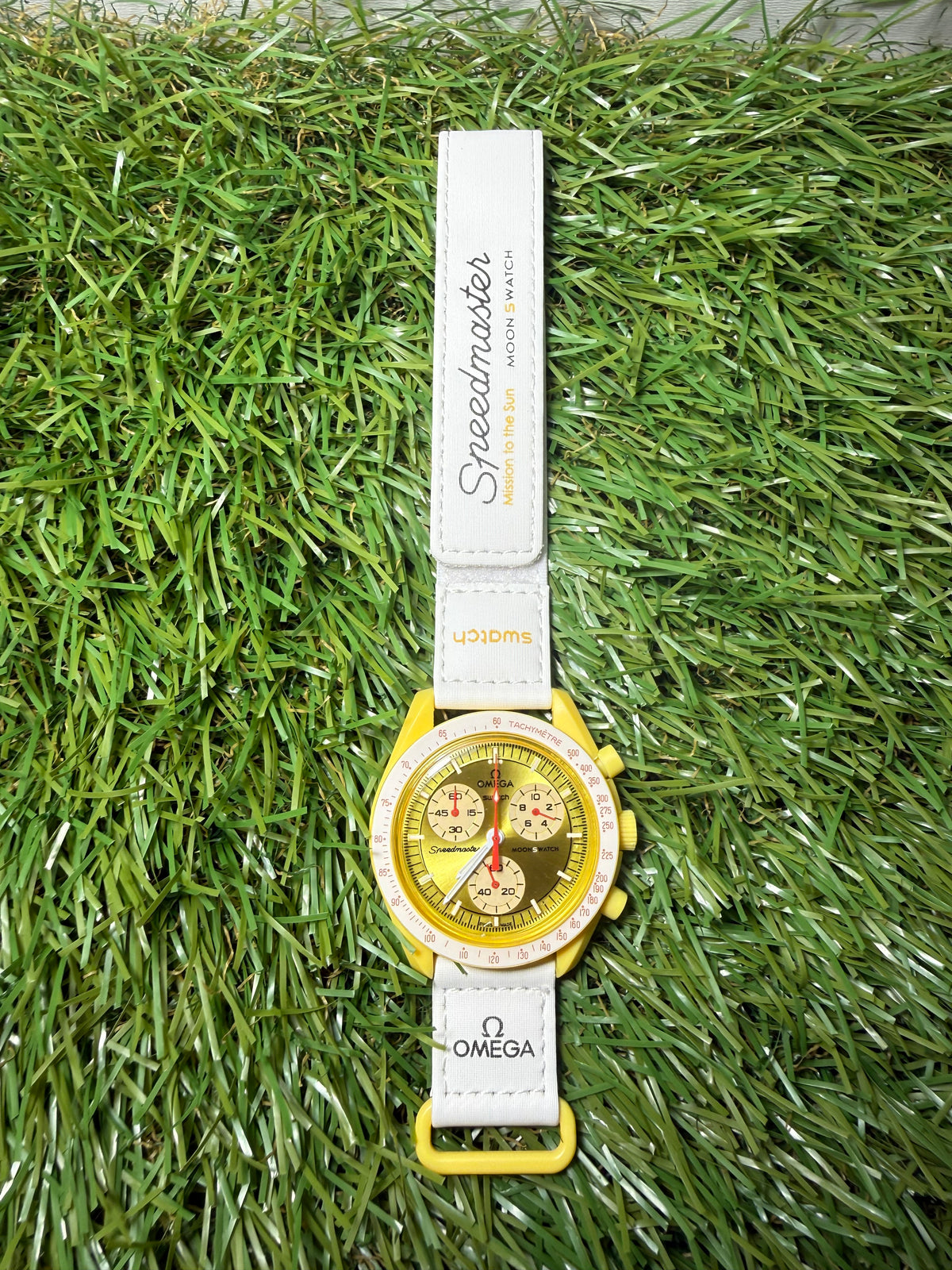 Omega Swatch Bianco/Giallo