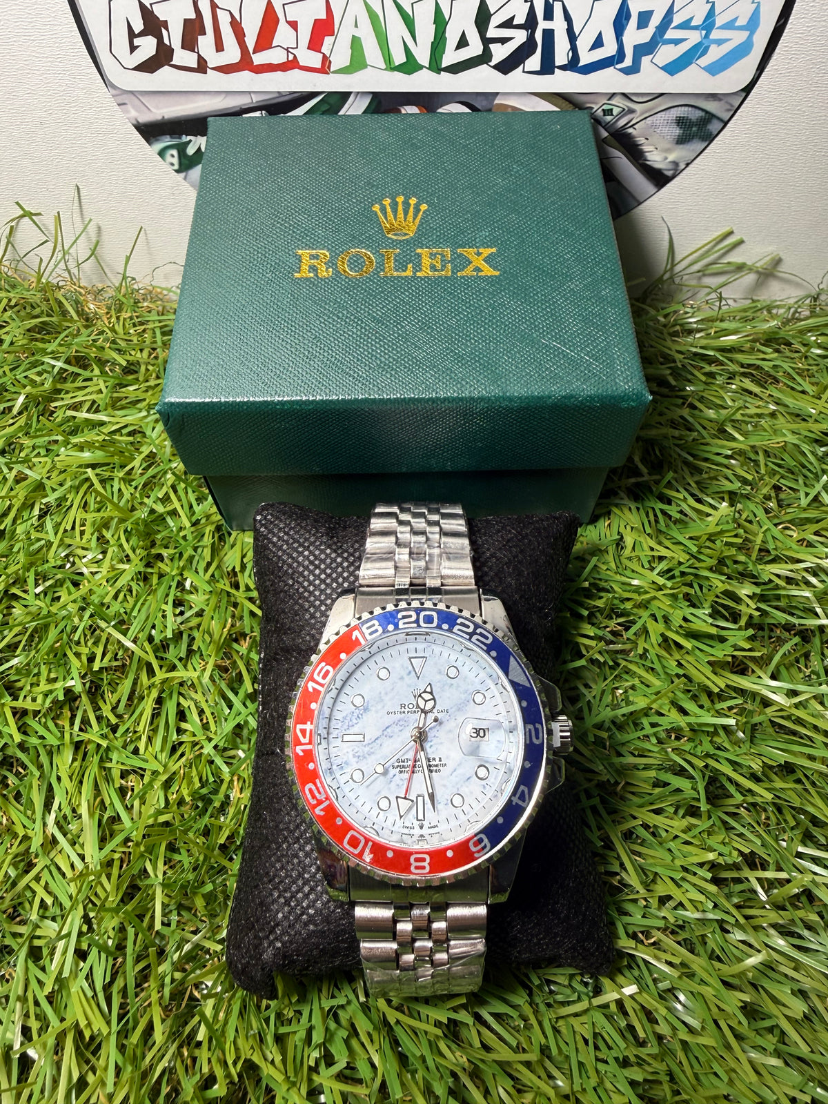 Rolex Acciaio Pepsi Quadrante Bianco