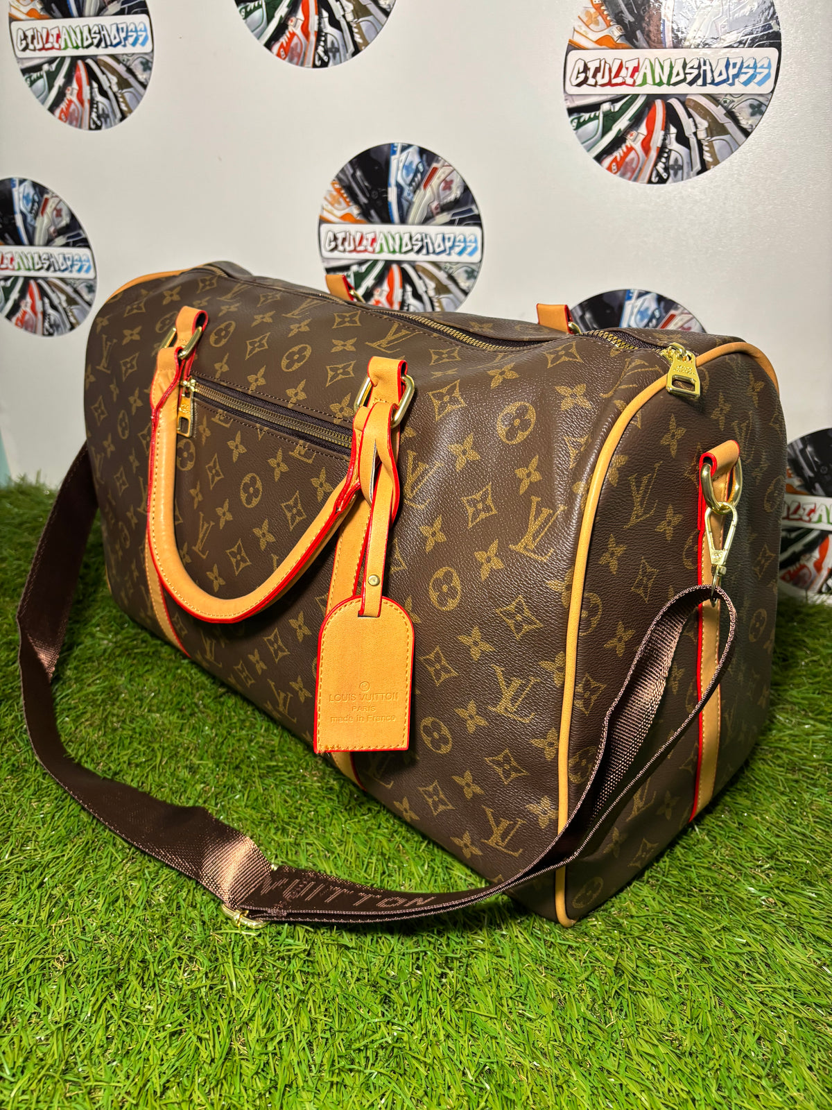 Louis Vuitton Keepall Bandoulière Brown 47x29x21