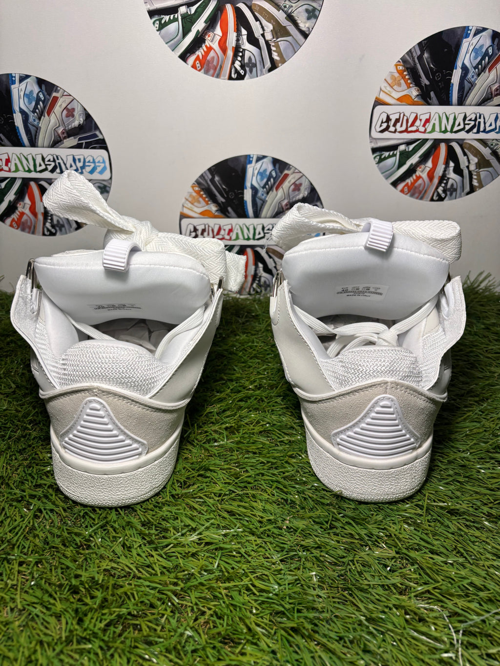 Lanvin Curb Triple White