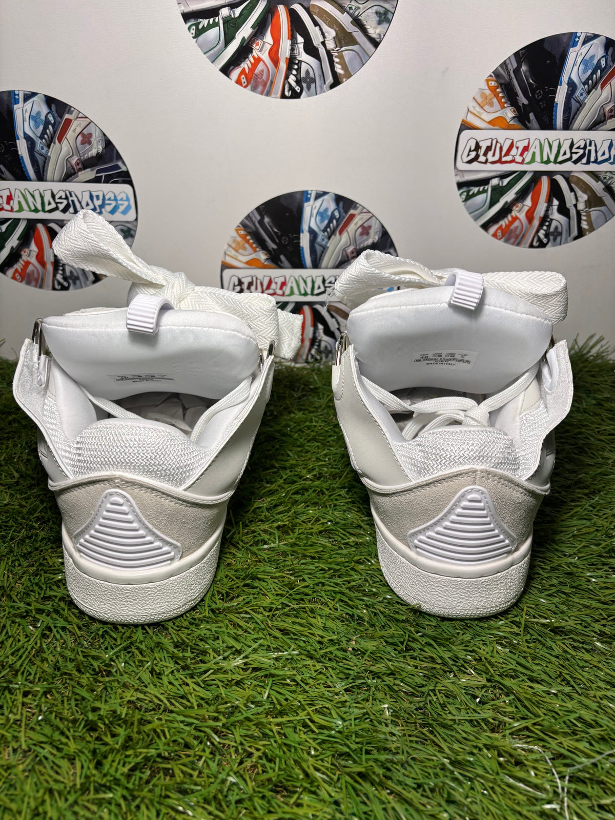 Lanvin Curb Triple White