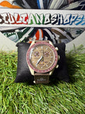Omega Swatch Marrone