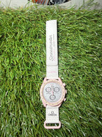 Omega Swatch Bianco/Rosa