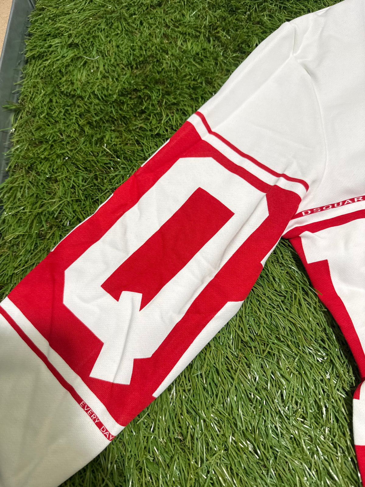 Felpa Dsquared2 Stile Gcds White/Red
