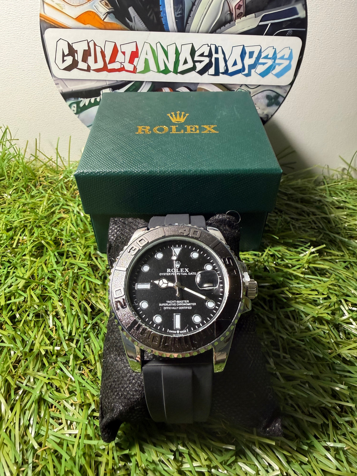 Rolex Yacht-Master Oyster Perpetual Date Argento Qualità Premium