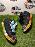 Lanvin Curb Black Graffiti