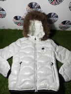 Giacchetto Blauer Donna Con Pelliccia Removibile White