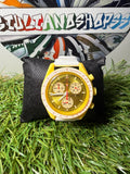 Omega Swatch Bianco/Giallo