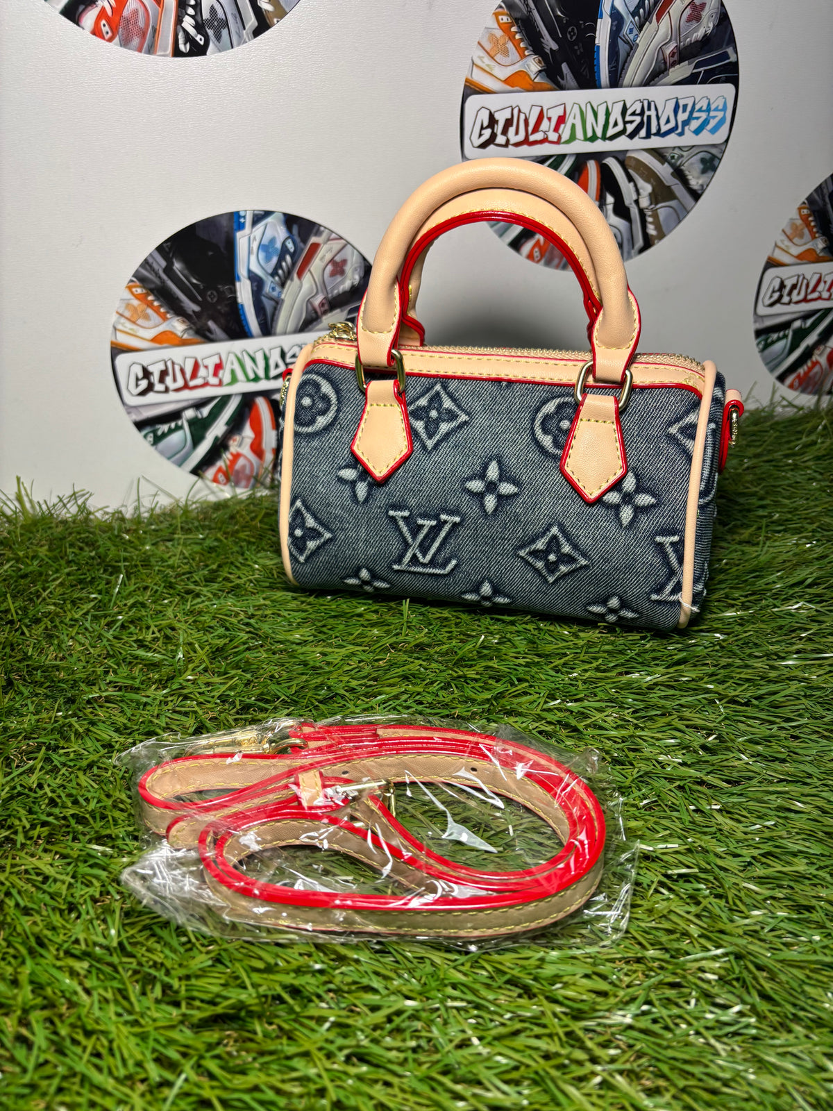 Louis Vuitton Nano Speedy Monogram - Jeans/Beige