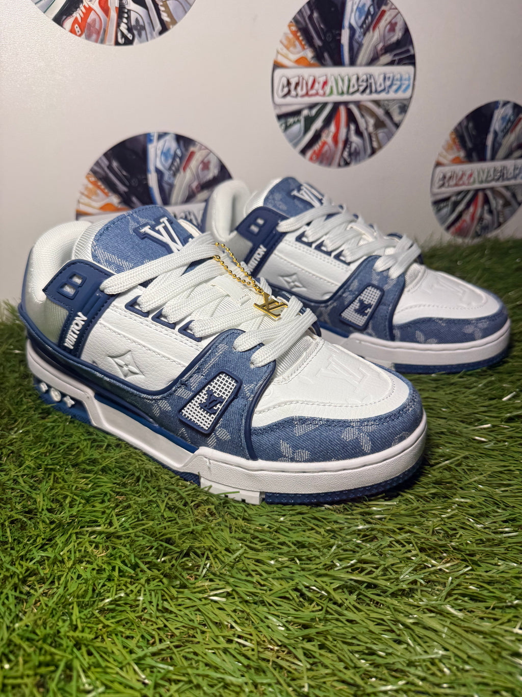 Louis Vuitton Trainer -  Blue Denim