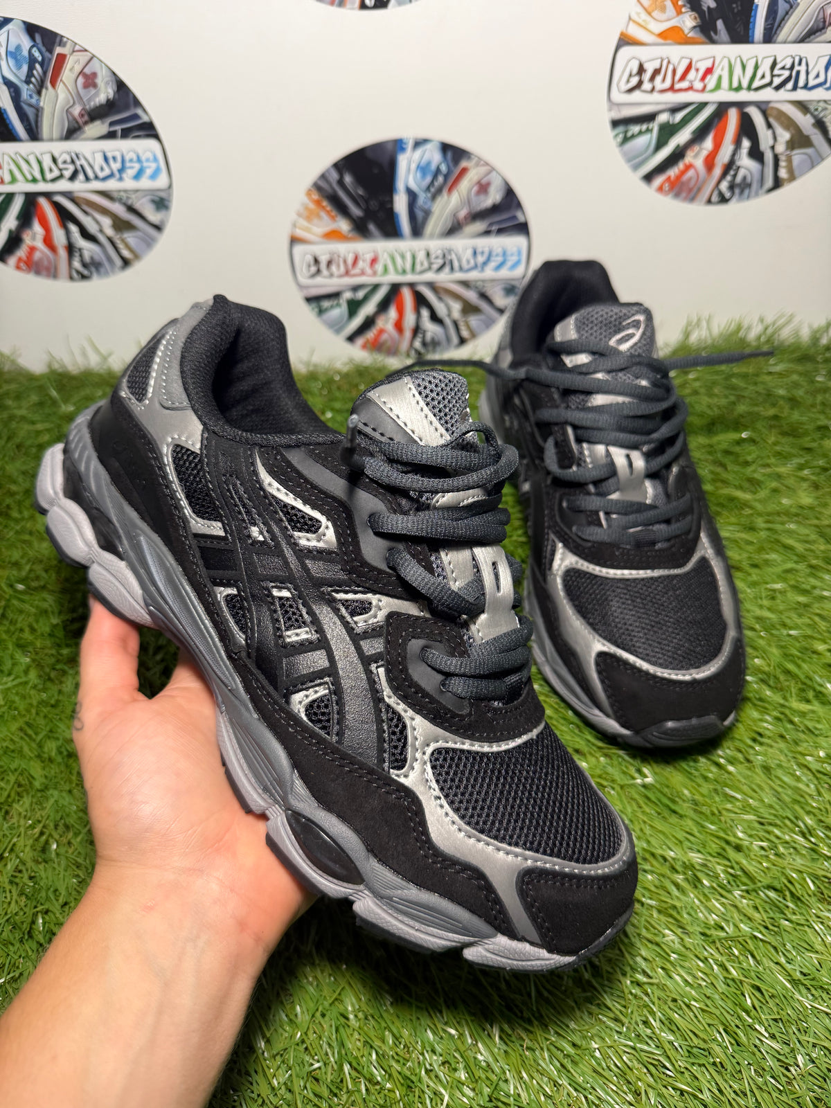 Asics Gel - Black/Argento