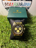 Rolex Daytona Cosmograph Black/Oro cinturino Oysterflex nero Qualità Premium