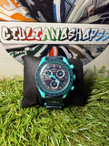 Omega Swatch Nero/verde acqua