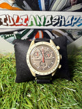 Omega Swatch Nero/Beige