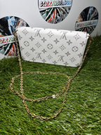 Louis Vuitton Pochette Félicie Tela Monogram - White/Pink