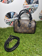 Louis Vuitton Nano Speedy Monogram - Black