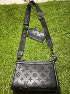 Louis Vuitton Duo Messenger Shadow Nero Mini