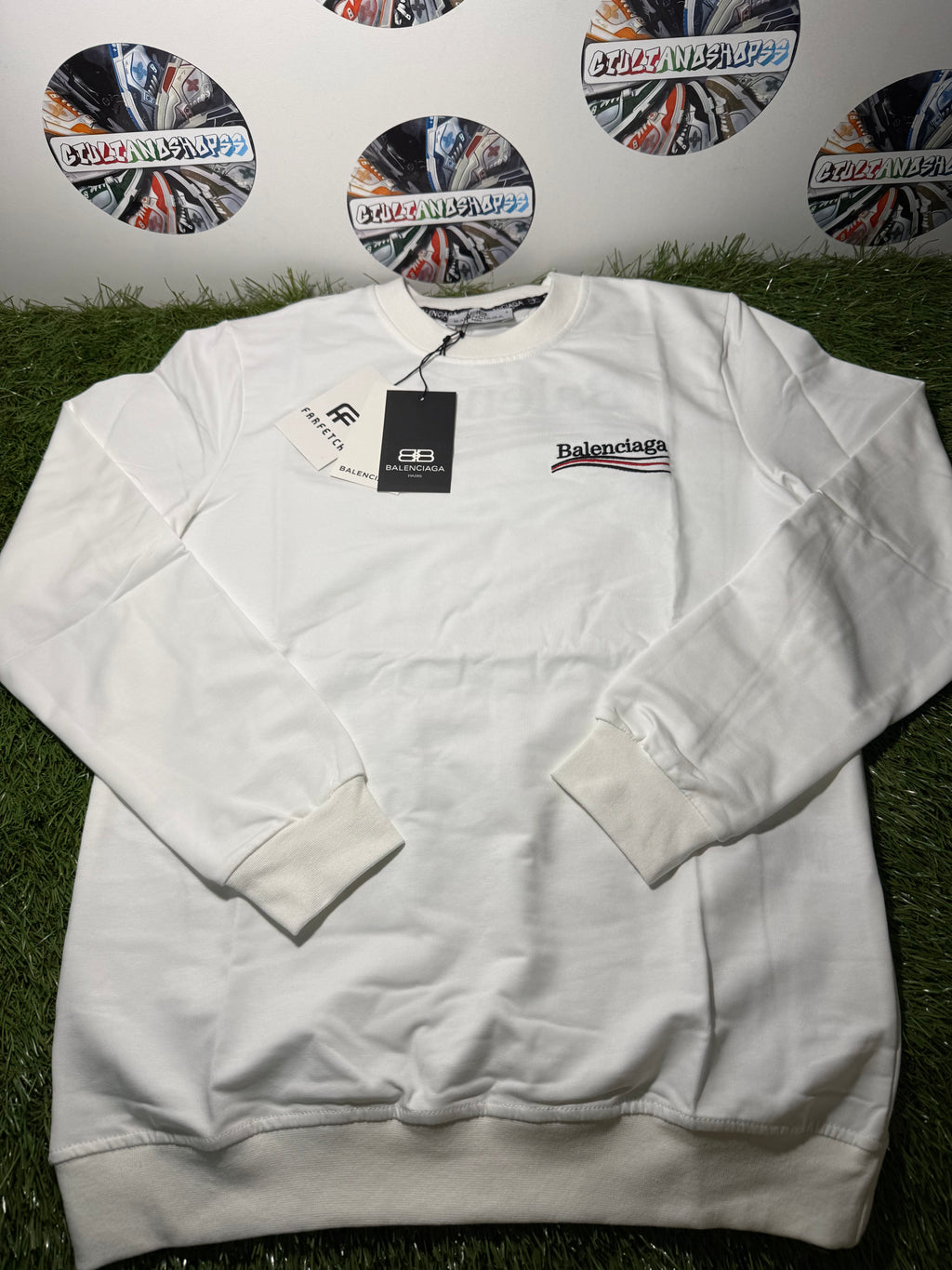 Felpa Balenciaga White