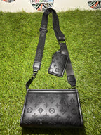 Louis Vuitton Duo Messenger Shadow Nero Mini