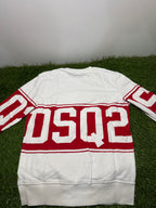 Felpa Dsquared2 Stile Gcds White/Red