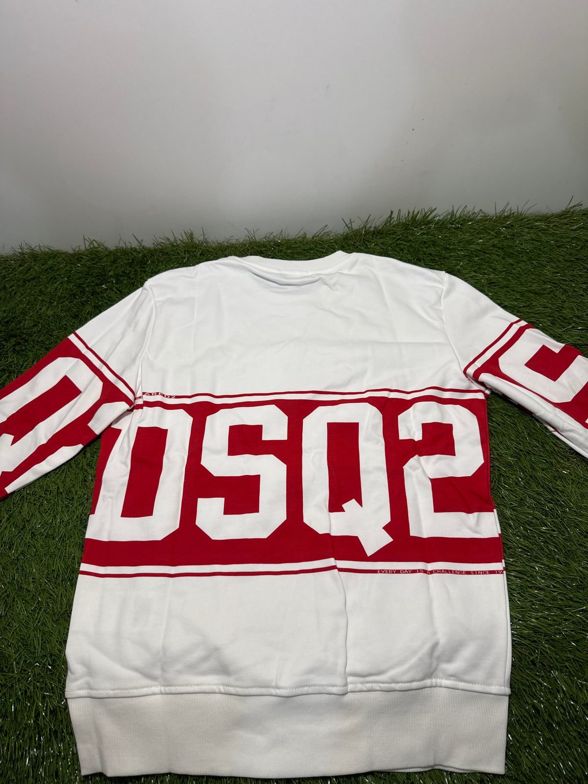 Felpa Dsquared2 Stile Gcds White/Red