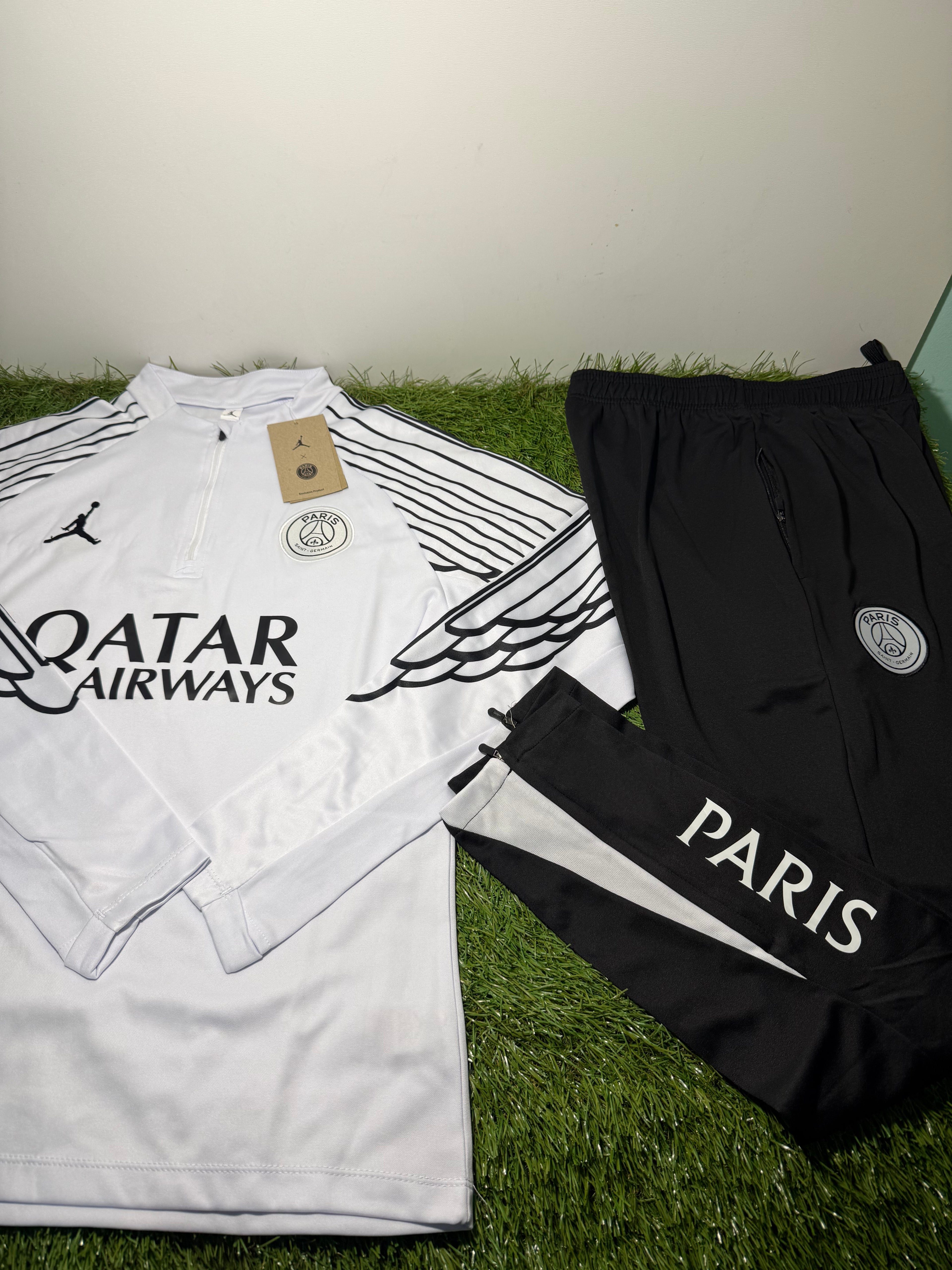 Tuta Calcio Paris Saint Germain Bianco/Nero