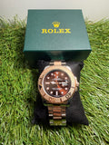 Rolex Yacht-Master Oystersteel Oro Rosa Quadrante Cioccolato Qualità Premium