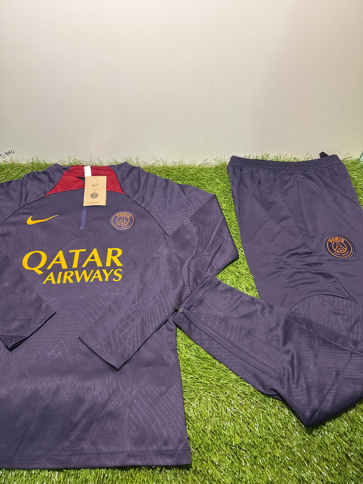Tuta Calcio Paris Saint Germain Viola Scuro/Rosso
