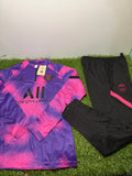 Tuta Calcio Paris Saint Germain Fucsia/Viola/Nero
