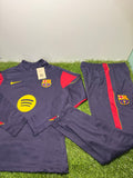 Tuta Calcio Barcellona Viola Scuro/Rosso/Giallo