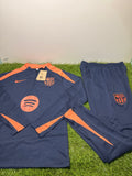 Tuta Calcio Barcellona Blu/Rosa Salmone