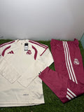 Tuta Calcio Real Madrid Panna/Bordeaux