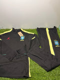 Tuta Calcio Brasile Nero/Giallo Chiaro