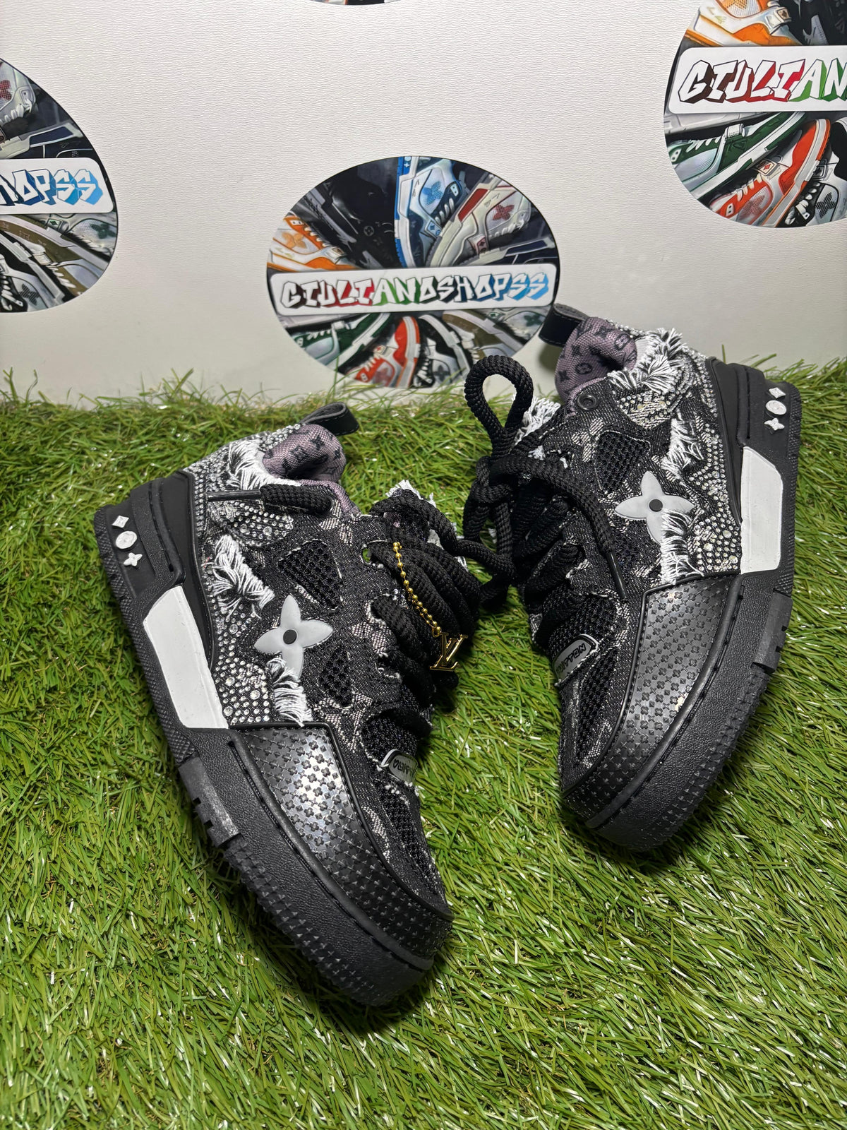 Louis Vuitton Skate Svaroski 2a Qualità - Black