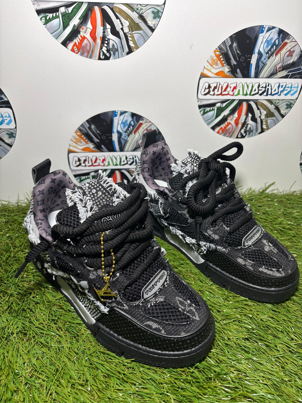 Louis Vuitton Skate Svaroski 2a Qualità - Black