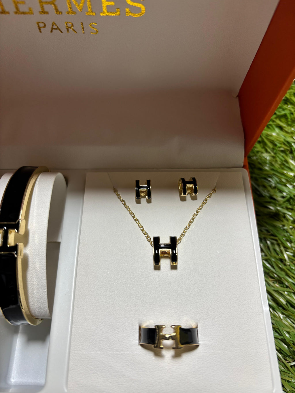 Hermes H Set Orologio Nero