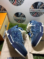 Louis Vuitton Trainer Denim Blu