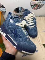 Louis Vuitton Trainer Denim Blu