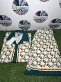 Gucci Completo Bianco Verde Monogram
