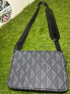 Dior Safari Messenger CD Diamond Nero/Grigio