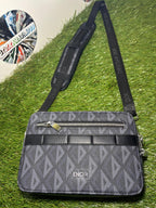 Dior Safari Messenger CD Diamond Nero/Grigio