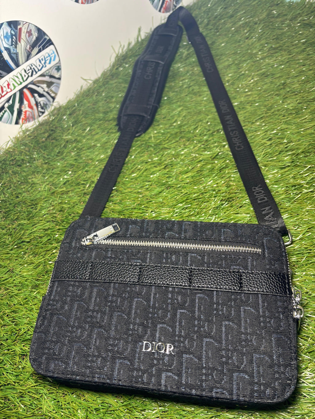 Dior Rider Messenger Oblique Nero