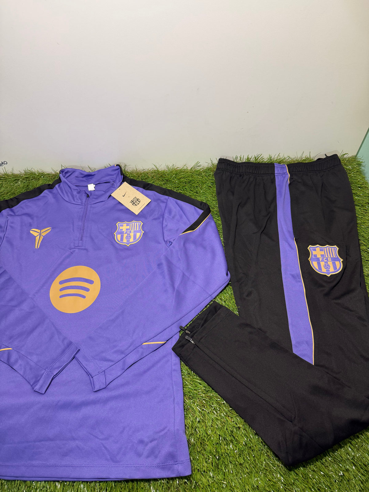 Tuta Calcio Barcellona Viola/Nera