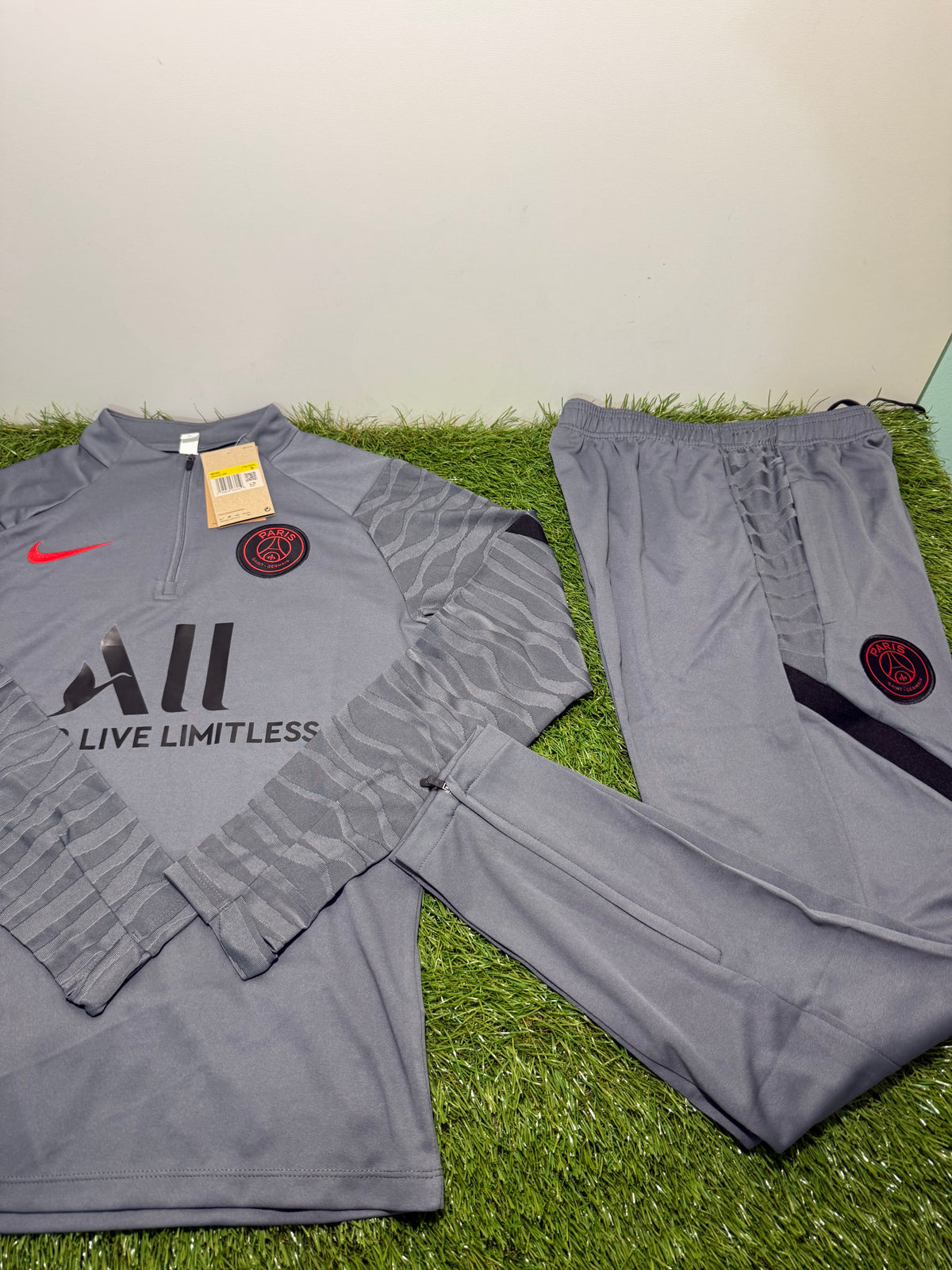 Tuta Calcio Paris Saint Germain Grigio/Rosso