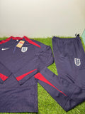 Tuta Calcio Inghilterra Viola Scuro/Rosso
