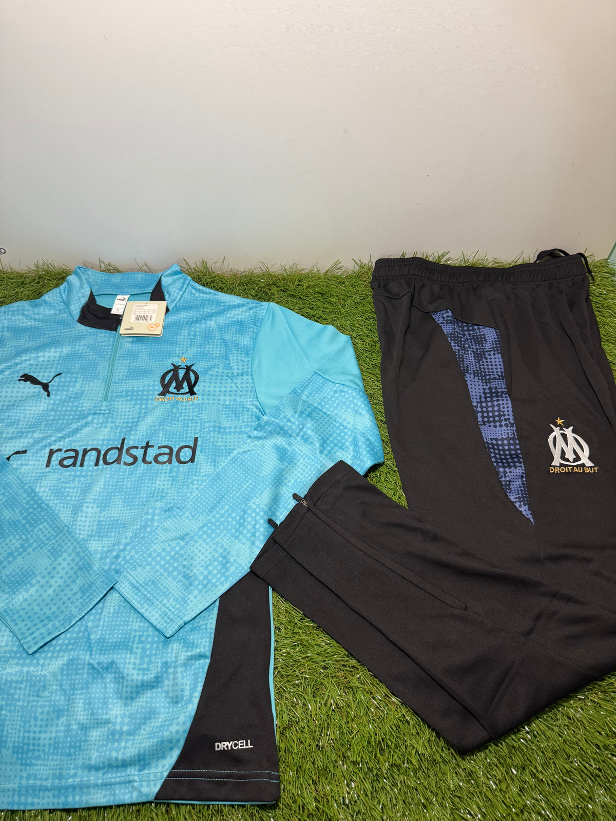 Tuta Calcio Marsiglia Azzurro/Nero