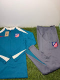 Tuta Calcio Atletico Madrid Turchese/Grigio