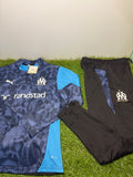 Tuta Calcio Marsiglia Celeste/Nero